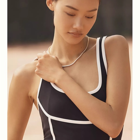 Anthropologie Waypoint Piped Mini Dress - Picture 7 of 7